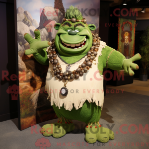 Mascot character of a Olive...