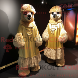 Mascot character of a Gold...