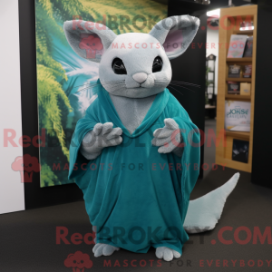 Mascot character of a Teal...