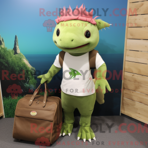 Personagem de máscara de...