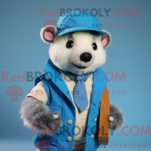 Mascot character of a Blue...