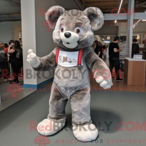 Personaje mascota de un oso...
