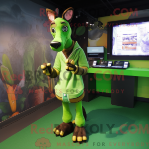 Mascottekarakter van een...