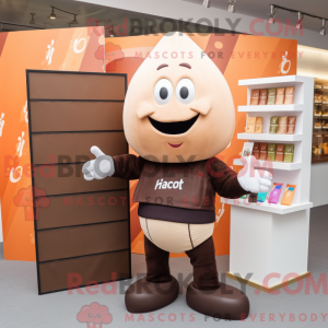 Mascot character of a Peach...