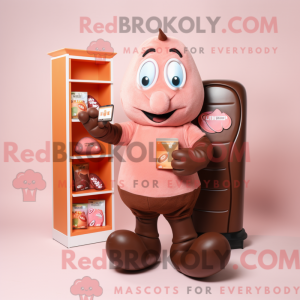 Mascot character of a Peach...