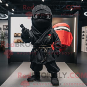 Mascot character of a Black...