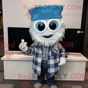 Mascot character of a Blue...