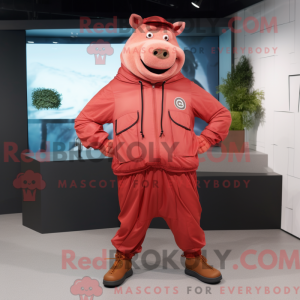 Mascot character of a Red...