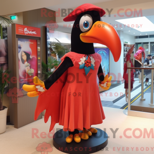 Mascot character of a Red...