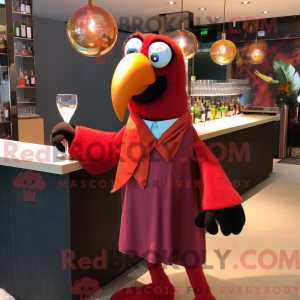 Mascot character of a Red...