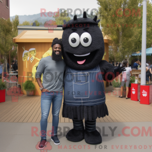 Mascot character of a Black...