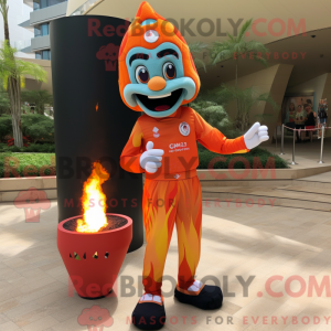 Mascot character of a...