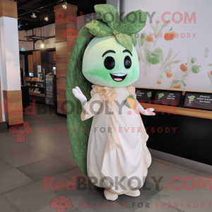 Mascot character of a Peach...