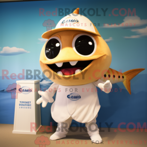 Mascot character of a Cream...