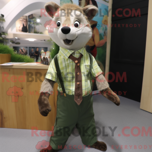 Maskot-karakter av en Olive...