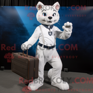 Mascot character of a White...