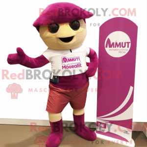 Postava maskota Magenta...
