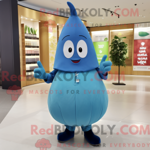 Mascot character of a Blue...