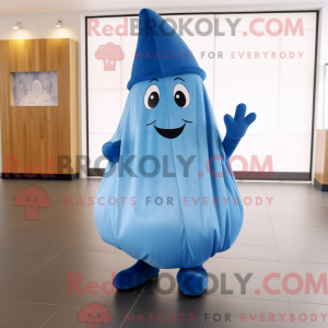 Mascot character of a Blue...