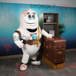 Mascot character of a White...