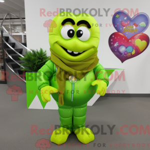 Mascot character of a Lime...