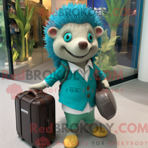 Mascottefiguur van een...