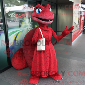 Mascot karakter van een...