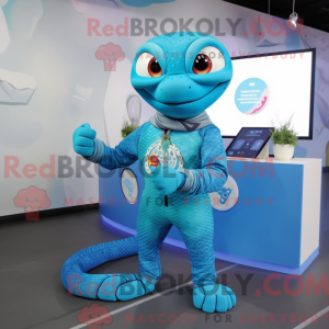 Postava maskota Sky Blue...