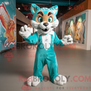Mascottefiguur van een...
