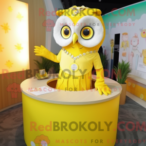 Mascot character of a Lemon...