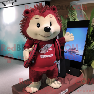 Mascot karakter van een...