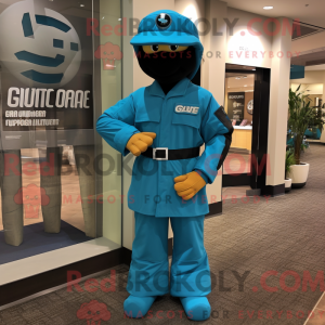 Postava maskota Teal Gi Joe...