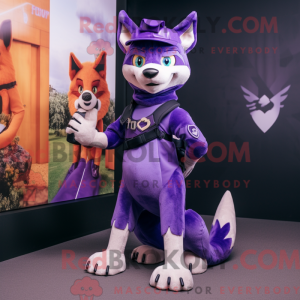 Postava maskota Purple...