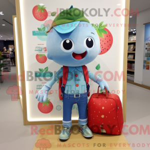 Mascot character of a Cyan...