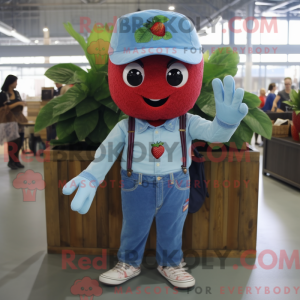 Mascot character of a Cyan...