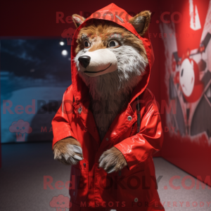 Mascot character of a Red...