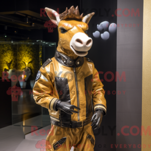 Personagem de máscara de um...