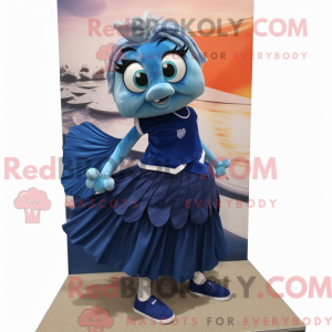Mascot character of a Navy...