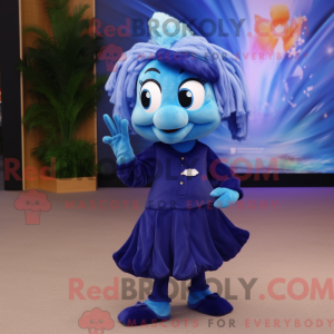Mascot character of a Navy...