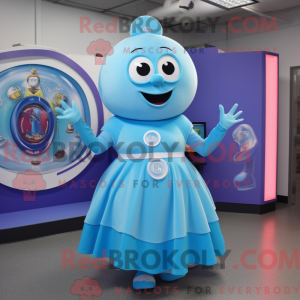 Postava maskota Sky Blue...