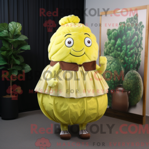 Mascot character of a Lemon...