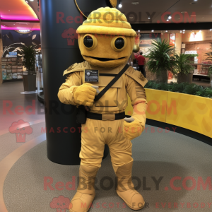 Mascottefiguur van een...