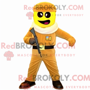 Mascottefiguur van een...