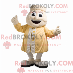 Maskot karakter av en krem...