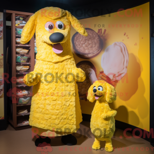Mascottefiguur van een...