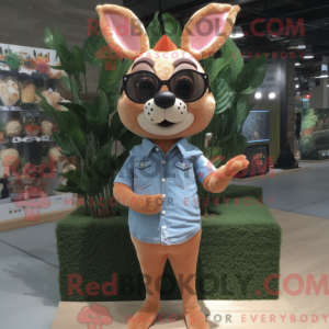 Postava maskota Peach Deer...
