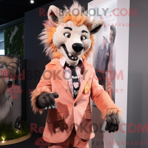 Mascot character of a Peach...
