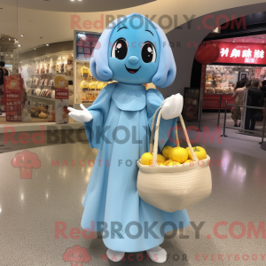 Postava maskota Sky Blue...