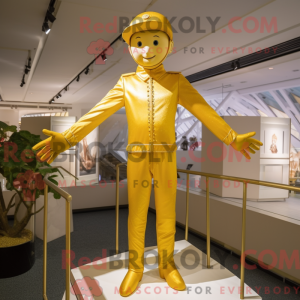 Mascot character of a Gold...