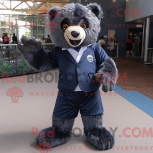 Mascot character of a Navy...